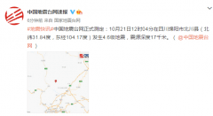 四川绵阳市北川县发生4.6级地震 最新消息
