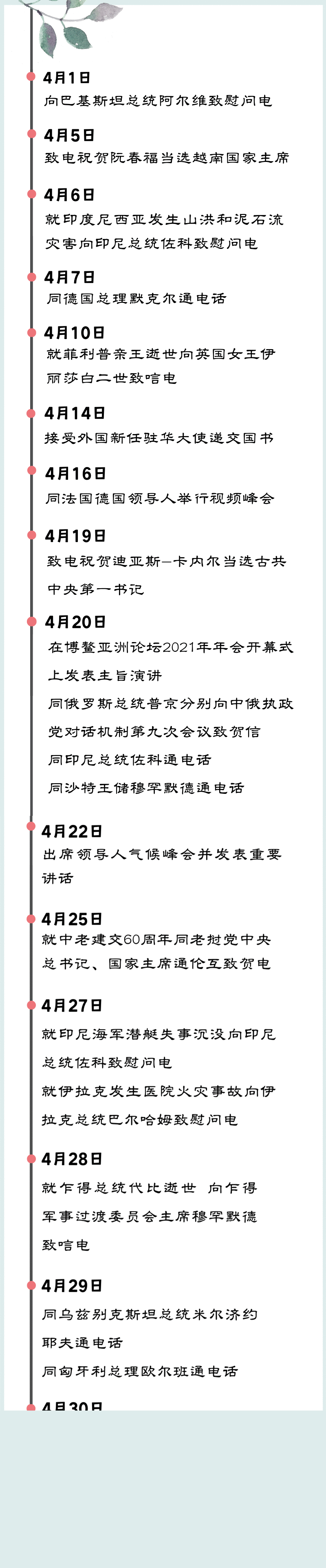 第一报道丨4月 中国元首外交为世界“计”